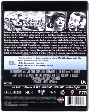 The Apartment (Garsoniera) [Blu-Ray 4K]+[Blu-Ray]