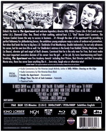 The Apartment (Garsoniera) [Blu-Ray 4K]+[Blu-Ray]