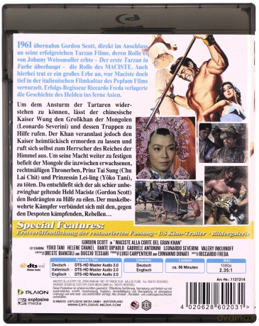 Samson and the 7 Miracles (Maciste na dworze wielkiego Chana) [Blu-Ray]