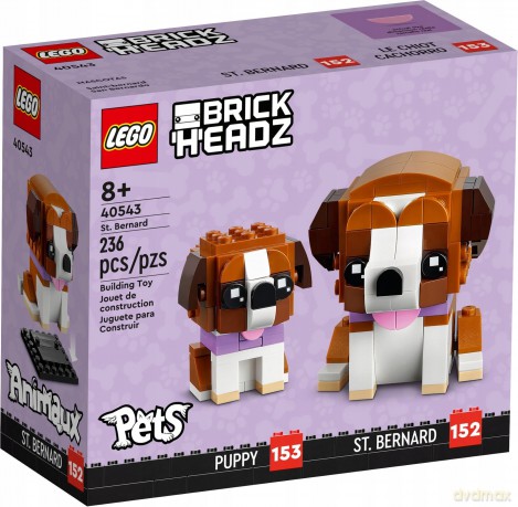 LEGO BrickHeadz Pets Pies Bernardyn (40543) [KLOCKI]
