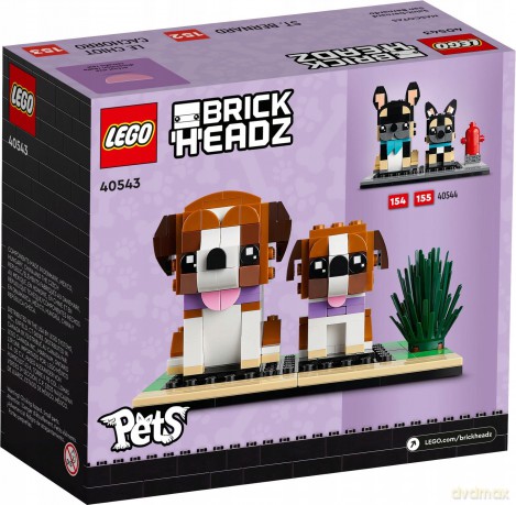 LEGO BrickHeadz Pets Pies Bernardyn (40543) [KLOCKI]