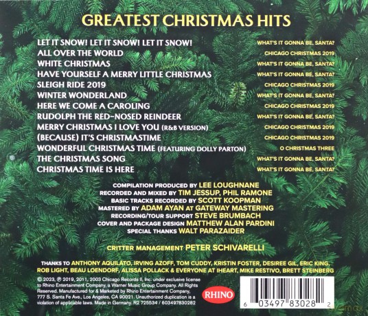 Chicago: Greatest Christmas Hits [CD]