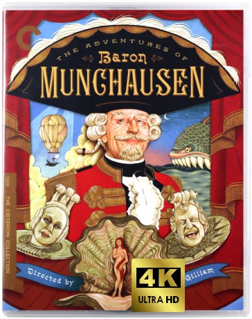 The Adventures of Baron Munchausen (Przygody barona Munchausena) [Blu-Ray 4K]+[Blu-Ray]