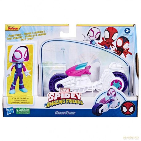 Figurka z pojazdem Marvel Spidey i super-kumple, Ghost [FIGURKA]