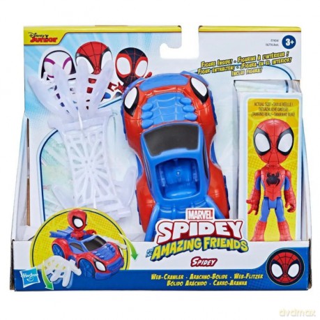 Figurka z pojazdem Marvel Spidey i super-kumple, Spidey Web Crawler [FIGURKA]