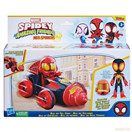 Figurka z pojazdem Spidey Miles Drill Spinner [FIGURKA]
