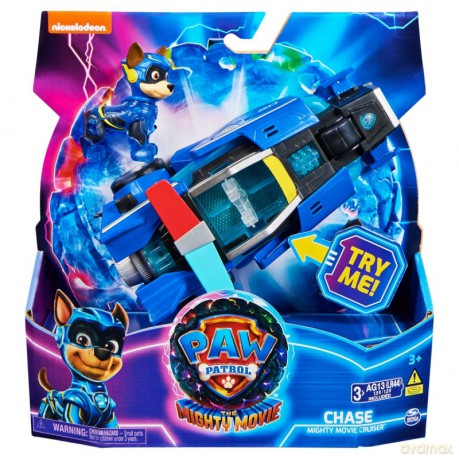Pojazd z figurką Psi Patrol Film 2 Chase