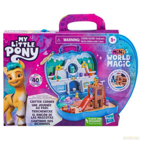 Zestaw figurek My Little Pony Mini World Magic Kompaktowe Miasteczko Kącik Zwierzaków [FIGURKA]