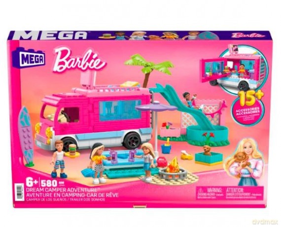 Zestaw konstrukcyjny Mega Barbie Wymarzony Camper [KLOCKI]
