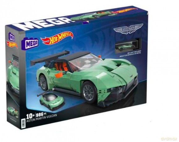 Zestaw konstrukcyjny MEGA Hot Wheels Aston Martin Vulcan kolekcjonerski [KLOCKI]
