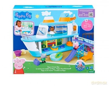 Zestaw z 3 figurkami Peppa Statek pasażerski [FIGURKA]