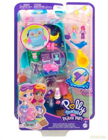 Zestaw z figurkami Polly Pocket Piżama Party Sówki [FIGURKA]