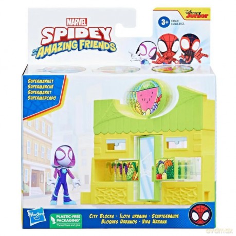 Zestaw z figurką Spidey Supermarket [FIGURKA] MIX