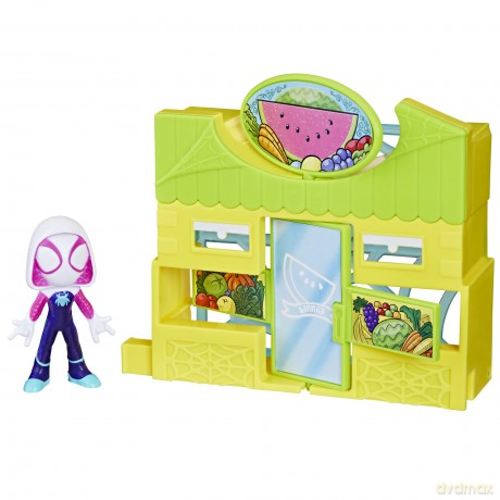 Zestaw z figurką Spidey Supermarket [FIGURKA] MIX