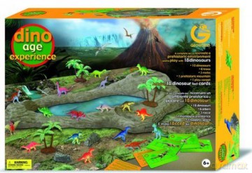 DUMEL GeoWorld - Odkryj świat dinozaurów - 18 dinozaurów [ZABAWKA]