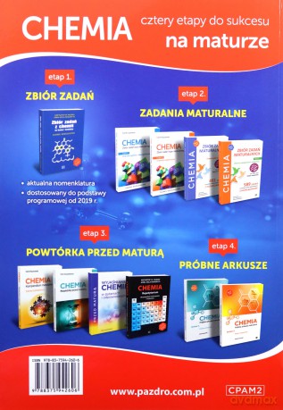 Chemia Próbne arkusze maturalne Zestaw 2. Poziom rozszerzony - Bartłomiej Górski [KSIĄŻKA]