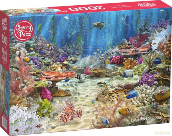 CHERRYPAZZI 2000 el. Rajska rafa koralowa / Coral Reef Paradise 50132 [PUZZLE]