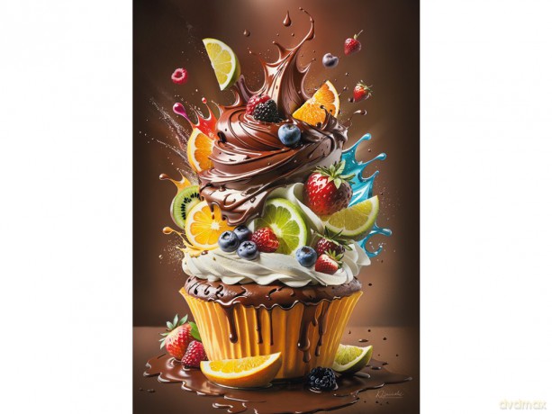 CHERRYPAZZI 500 el. Szalone ciastko / Crazy Cake 20142 [PUZZLE]