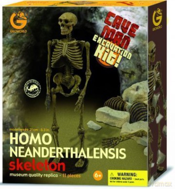 GeoWorld - Wykopaliska - Jaskiniowiec Neandertalczyk [ZABAWKA]