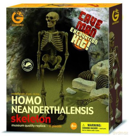GeoWorld - Wykopaliska - Jaskiniowiec Neandertalczyk [ZABAWKA]