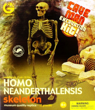 GeoWorld - Wykopaliska - Jaskiniowiec Neandertalczyk [ZABAWKA]