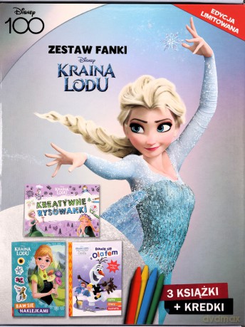 Disney kraina lodu Zestaw fanki ST-9111 [KSIĄŻKA]