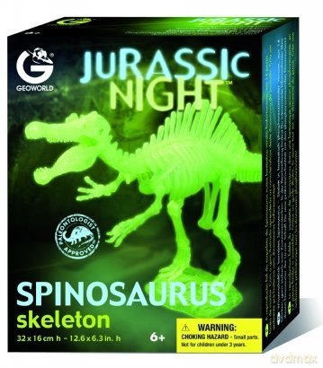 GeoWorld - Świecący w ciemności Spinozaur [ZABAWKA]