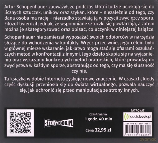 Erystyka, czyli sztuka prowadzenia sporów - Artur Schopenhauer [AUDIOBOOK]