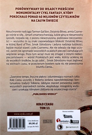 Gilotyna marzeń. Koło czasu (Tom XI) - Robert Jordan [KSIĄŻKA]