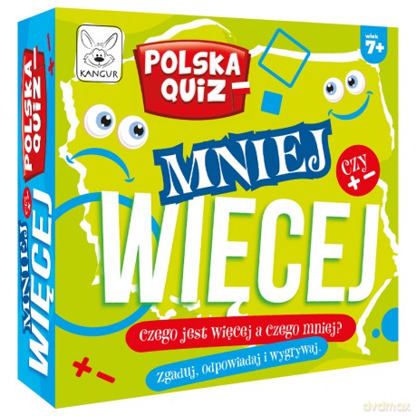 Gra Polska Quiz Mniej czy Więcej [KARTY]