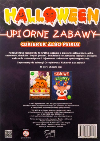 Halloween, upiorne zabawy. Cukierek albo psikus [KSIĄŻKA]