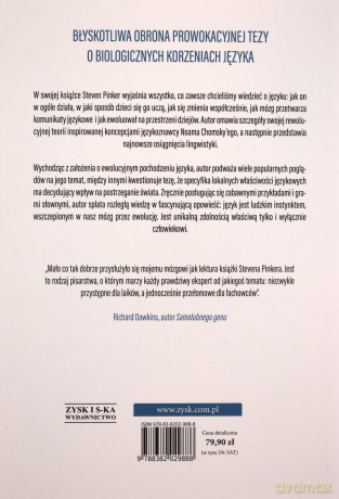 Instynkt językowy - Steven Pinker [KSIĄŻKA]