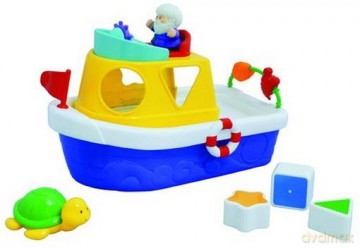 Kiddieland - Kuter rybacki, zabawka interaktywna [ZABAWKA]