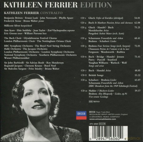 Kathleen Ferrier: Kathleen Ferrier Edition [CD]