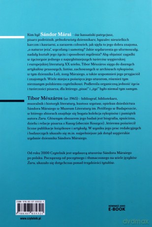 Odyseja XX wieku Sándor Márai. Życie i dzieło - Tibor Mészáros [KSIĄŻKA]