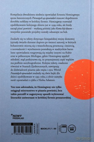 Pozostałe opowiadania - Ernest Hemingway [KSIĄŻKA]