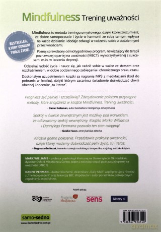 Samo Sedno-Mindfulness. Trening uważności wyd. 3 - Mark Williams, Danny Penman [KSIĄŻKA]