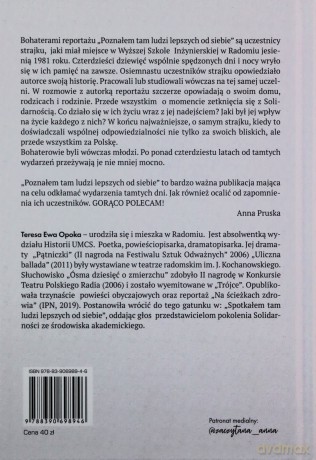 Spotkałem tam ludzi lepszych od siebie - Teresa Ewa Opoka [KSIĄŻKA]