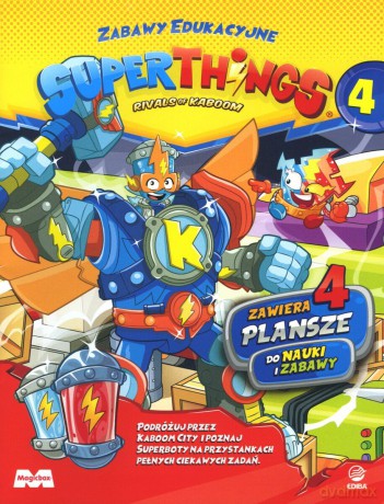 SuperThings Zabawy edukacyjne 4 + 3 figurki [KSIĄŻKA]
