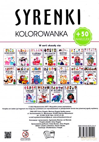 Syrenki. Kolorowanka [KSIĄŻKA]