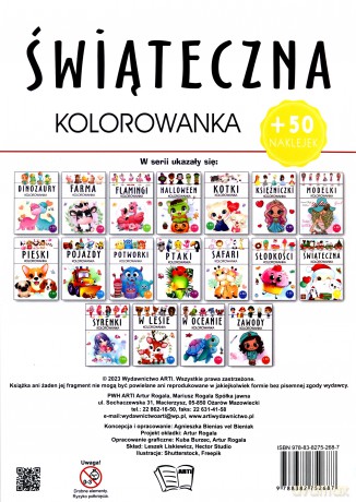 ŚWIĄTECZNA kolorowanka [KSIĄŻKA]