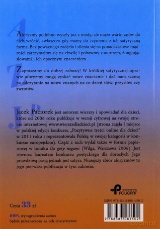 Z główki, czyli myśli niepoważne - Jacek Paciorek [KSIĄŻKA]