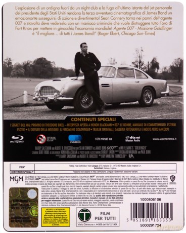 007 James Bond Goldfinger (steelbook) [Blu-Ray]