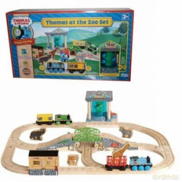 Tomek i Przyjaciele - Zoo Set, zestaw (drewno) [ZABAWKA]
