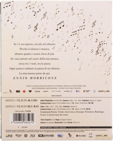 Ennio [Blu-Ray 4K]+[Blu-Ray]
