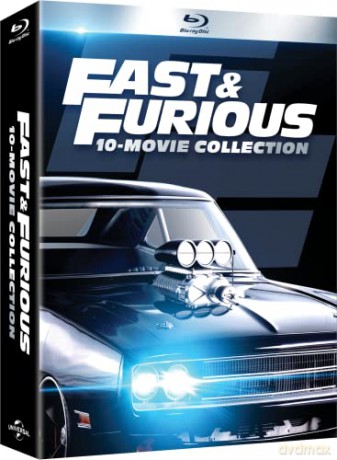 Fast & Furious: 1-10 Collection [BOX] [10xBlu-Ray]