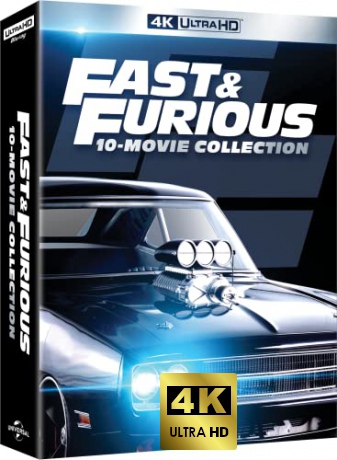Fast & Furious: 1-10 Collection [BOX] [10xBlu-Ray 4K]
