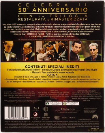 Ojciec chrzestny 1-3 [BOX] [4xBlu-Ray]