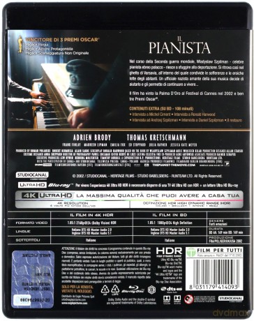 The Pianist (Pianista) [Blu-Ray 4K]+[Blu-Ray]