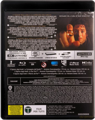 Władca Pierścieni Trylogia [BOX] [9xBlu-Ray 4K]